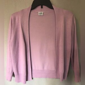 Cielo Violet Open-Front Women's Cardigan